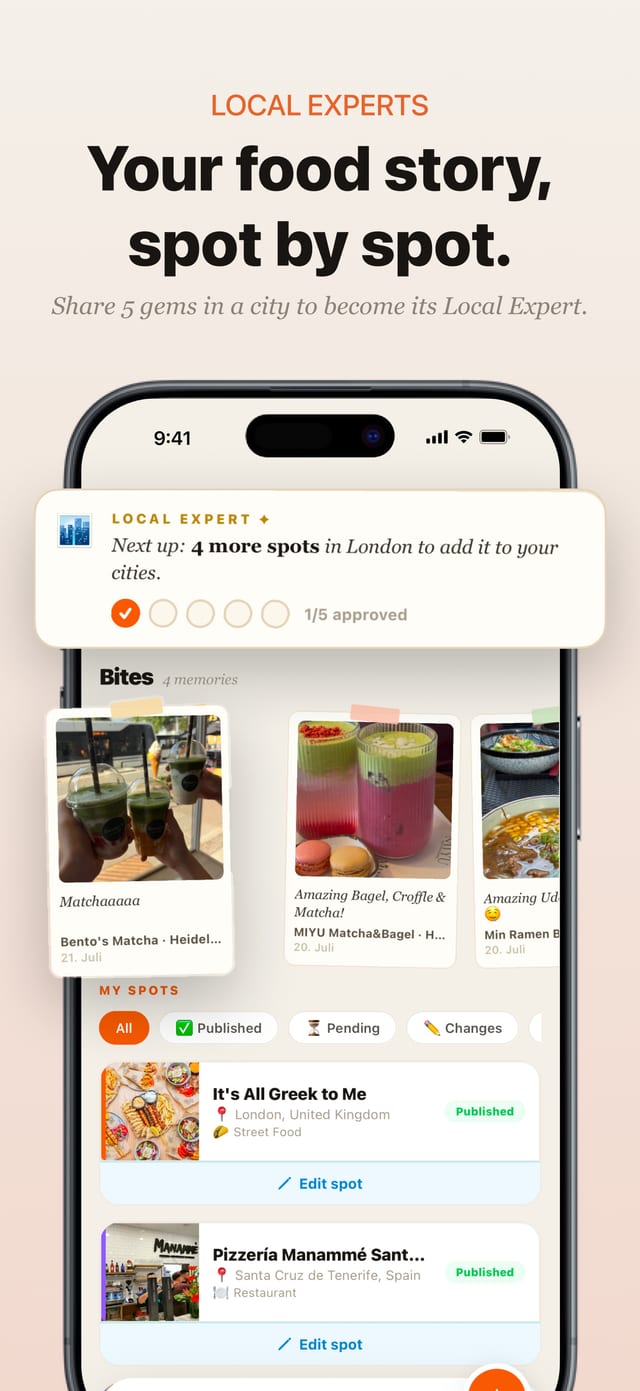 Local expert progress